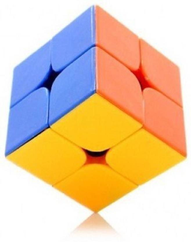 Original Rubiks Cube 2x2 Stickerless Best Quality Fast Speedy Magic Rubik Speed Cube Educational Puzzle Toys Minni Bo