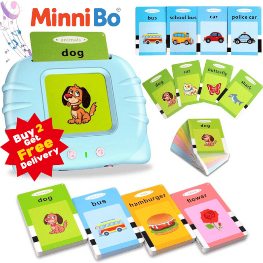 Talking Flash Cards for Kids | Educational Toys Minni Bo