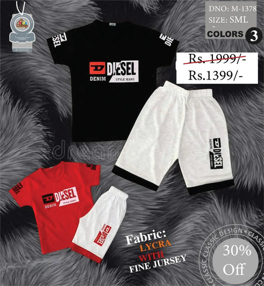 M-1378 🔥 Super Cool Diesel Style Set for Kids – Trendy & Comfy! 🔥 Minni Bo