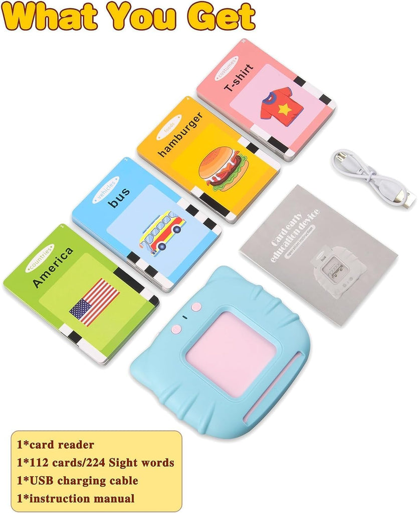 Talking Flash Cards for Kids | Educational Toys Minni Bo